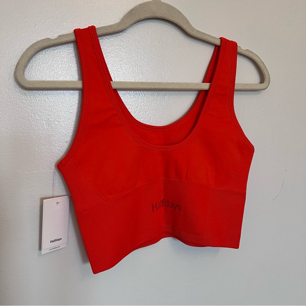 NWT Halfdays Marie Seamless Top in Spritz - Picture 4 of 7